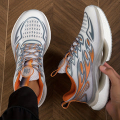 Women's Breathable Running Shoes Lace Up Sporty Sneakers for Walking Jogging