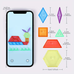Geometry Toy for Kids: Light Through Shapes