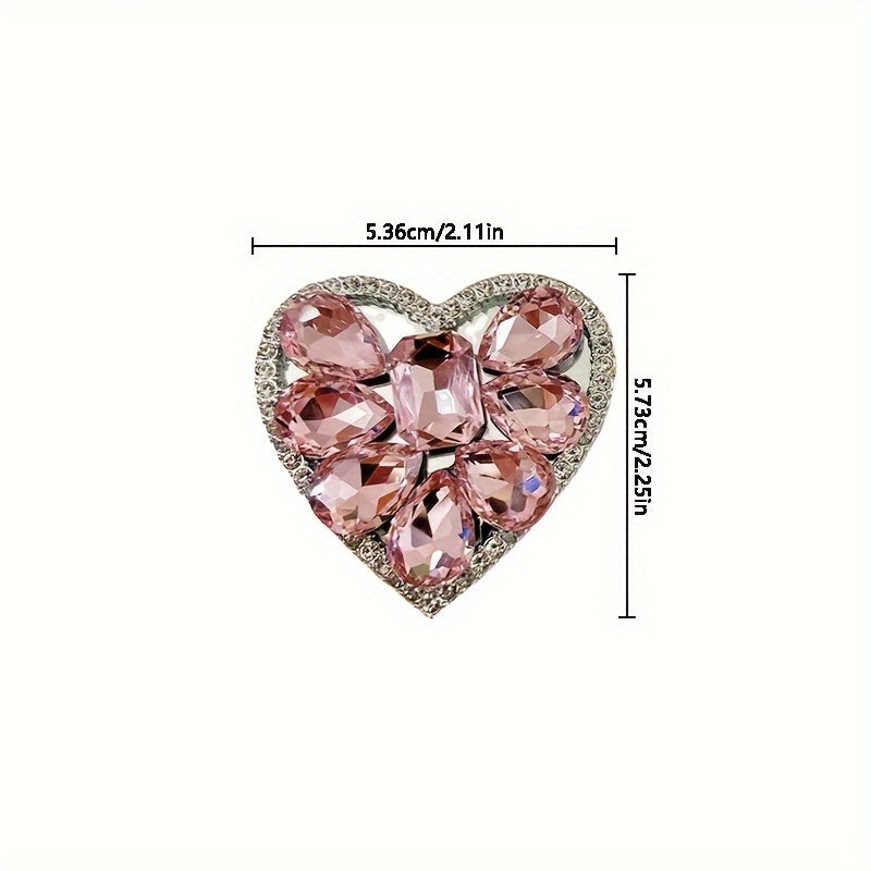 Portable Retractable Love Heart Desktop Airbag Bracket