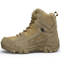 Men's Suede Hiking Boots Wear Resistant Non Slip Outdoor Shoes
