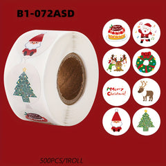 Year's Blessing Sticker Round Sealing Sticker Adhesive Label