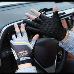 Outdoor Fishing Gloves Fingerless Anti-slip Breathable Half Finger