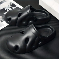 Men's Lightweight Comfy Clogs Hollow Out Non Slip Garden Shoes