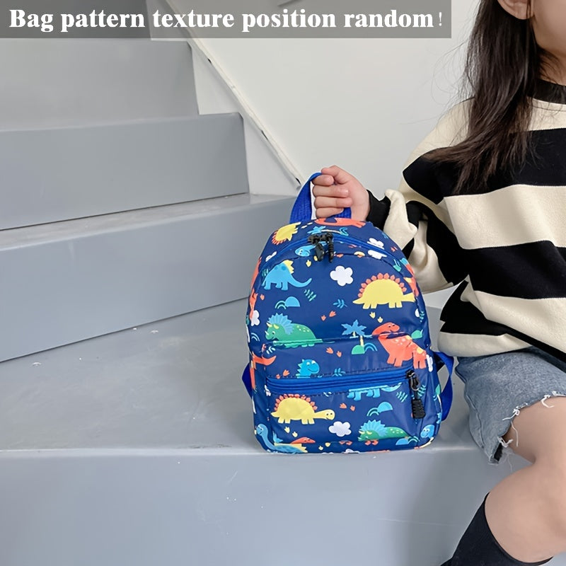 Cartoon Dinosaur Pattern Backpack Kindergarten School Bag