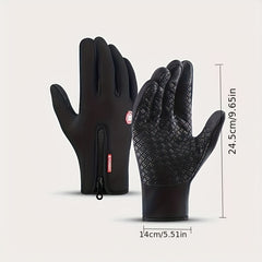 Men's Waterproof Winter Gloves Windproof Snowboard Motorcycle Riding Warm Gloves