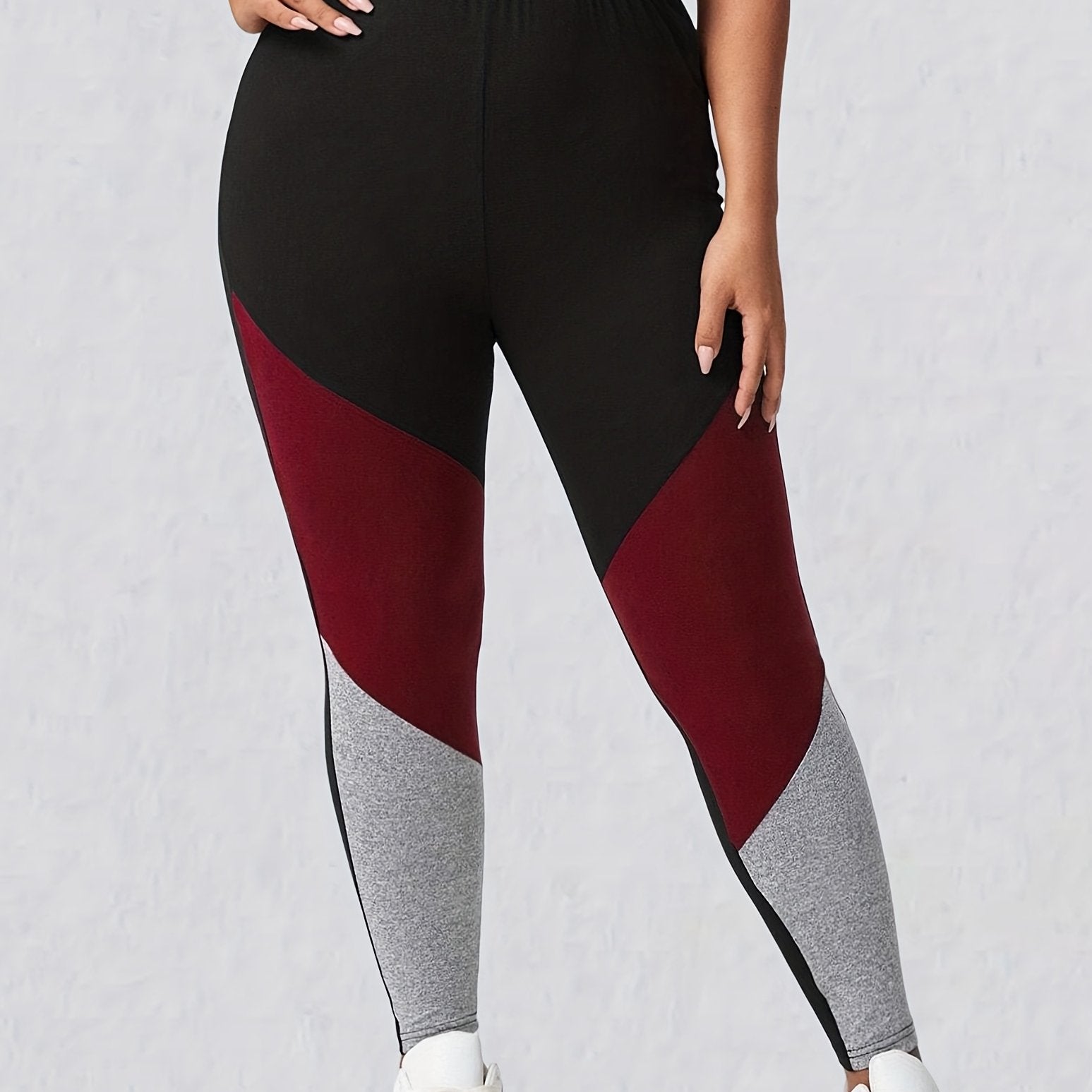 Colorblock High Waist Yoga Leggings