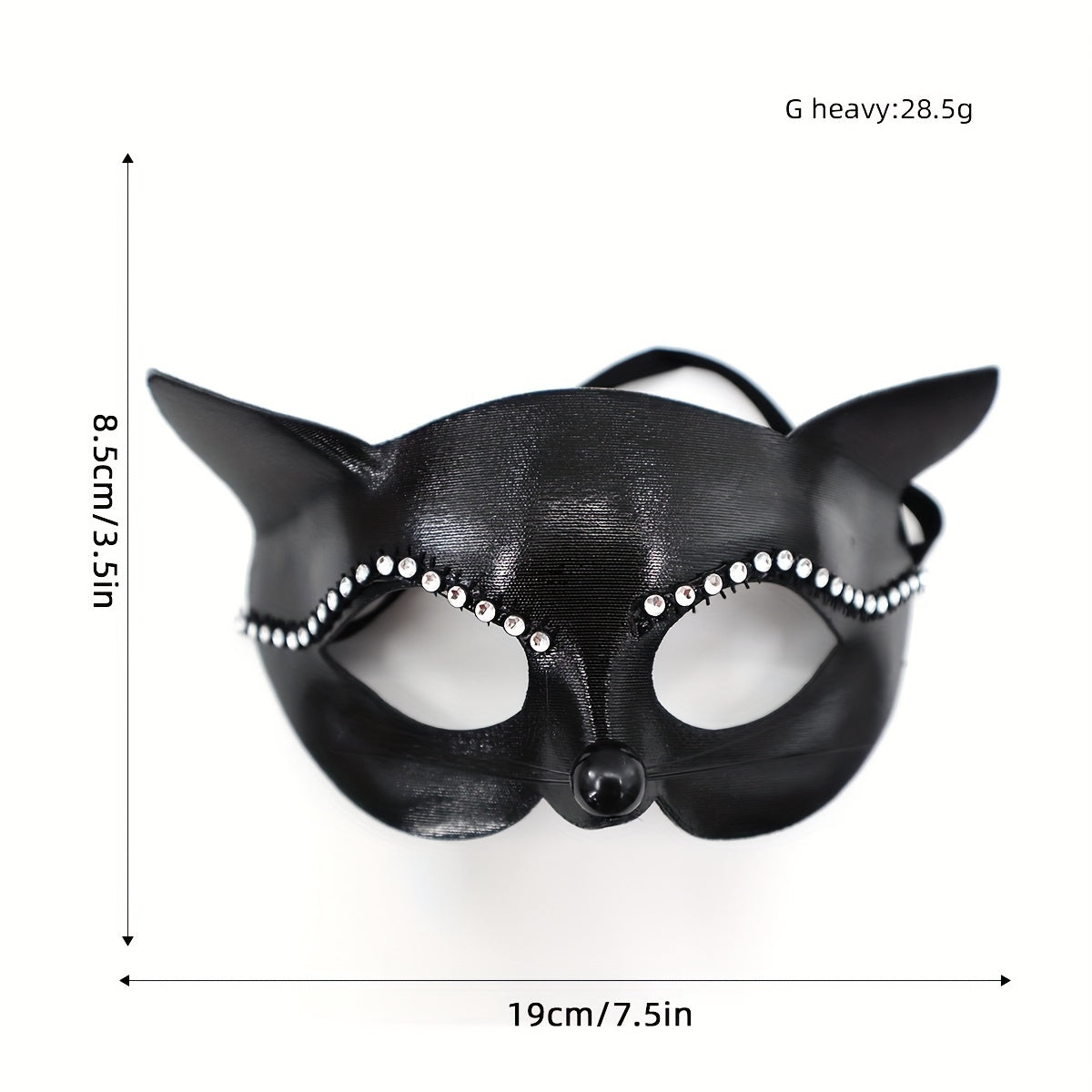 Point Drill Cat Mask Halloween Christmas Thanksgiving Gift
