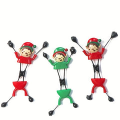 2pcs Christmas Wall Climbing Man Toys Sticky Tipping Little Men Toys