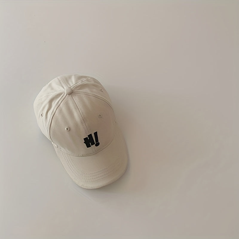 Stylish Unisex Baseball Cap for Kids - Hi Embroidery Sunscreen Peaked Cap