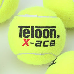12pcs Pressureless Tennis Balls w/ Mesh Bag for Training & Exercise
