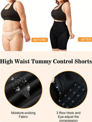 Tummy Control Butt Lifting Shorts With Pockets