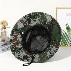 Camouflage Sun Protection Hat for Outdoor Riding and Fishing