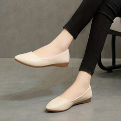 Women's Pointed Toe Flats Soft Sole Slip On Anti slip Shoes