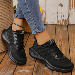 Women's Outdoor Sports Style Shoelaces Running Shoes Non slip Sneakers