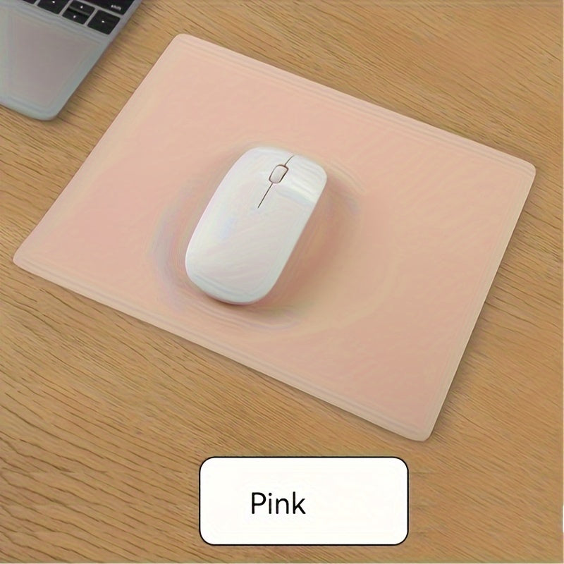 Gaming Mouse Pad with Wrist Guard Faux Leather Waterproof
