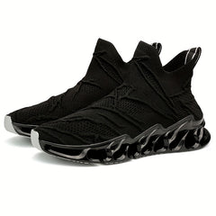 Men's Slip on Blade Sneakers Lightweight Breathable Athletic Shoes