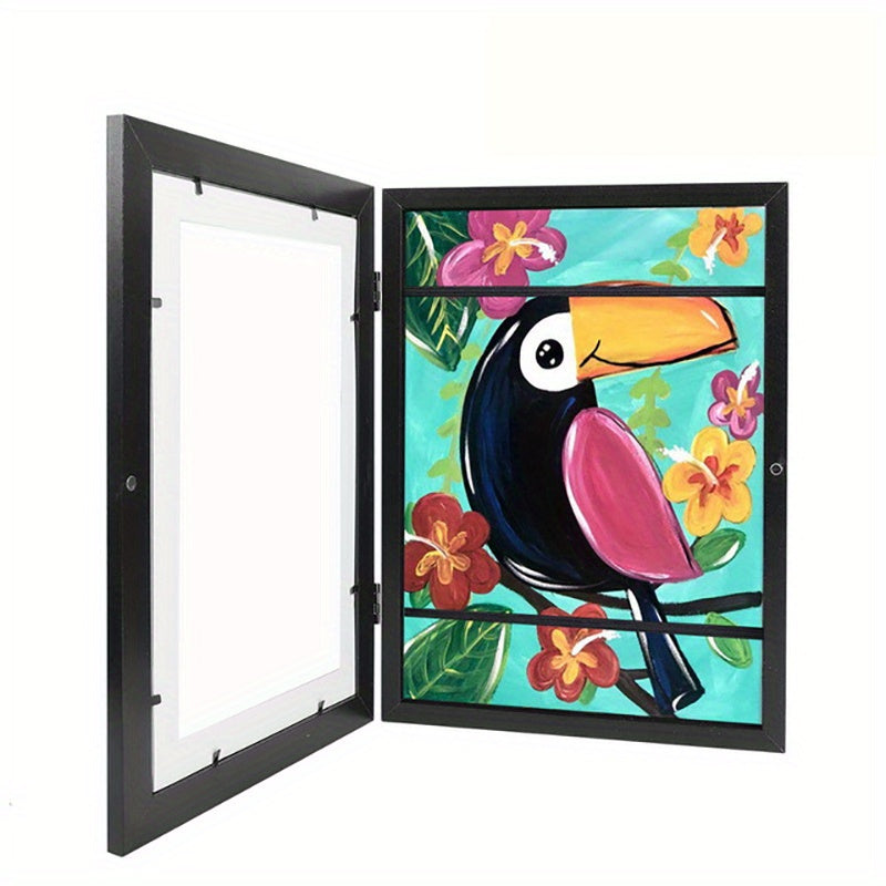 A4 Children's Art Frame Front Opening 3D Picture Display