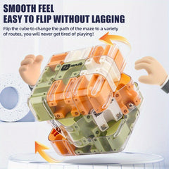 3D Maze Cube Puzzle with 48 Magnets Interlocking for Kids & Adults