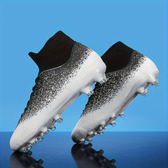 Men's High Top Non Slip AG Football Cleat Professional Soccer Shoes
