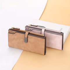 BAELLERRY2025 Women'S Long Wallet with Zipper Clutch