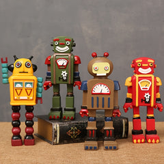 American Retro Robot Model Ornaments Home Living Room TV Cabinet Decor