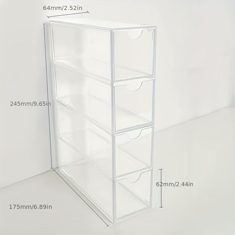 Drawer Divider Transparent Dust-proof Organizer
