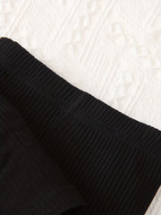Girls Striped Top & Legging Pants 2pcs Set