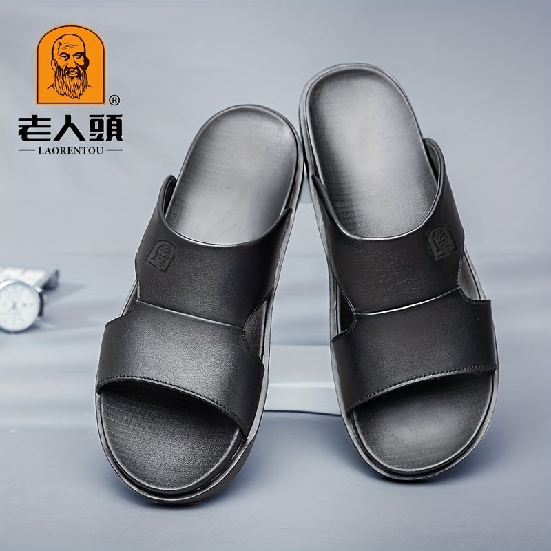 Men's Slip On Slide Sandals Outdoor Walking Shoes