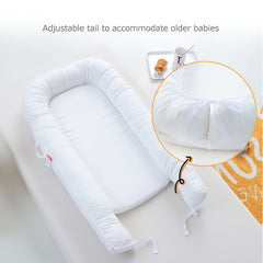 Organic Cotton Baby Lounger Nest Soft Portable Co Sleeping Bed Bassinet