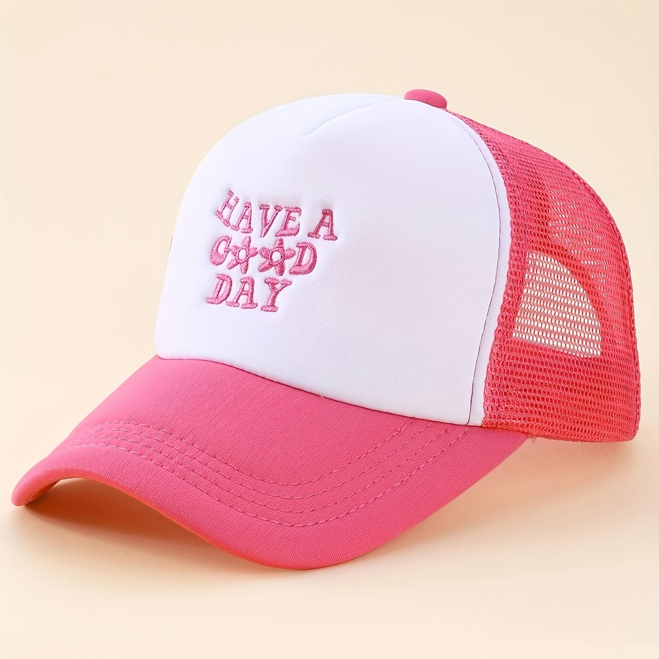 Candy Trucker Hat with Good Embroidery Mesh Baseball Cap