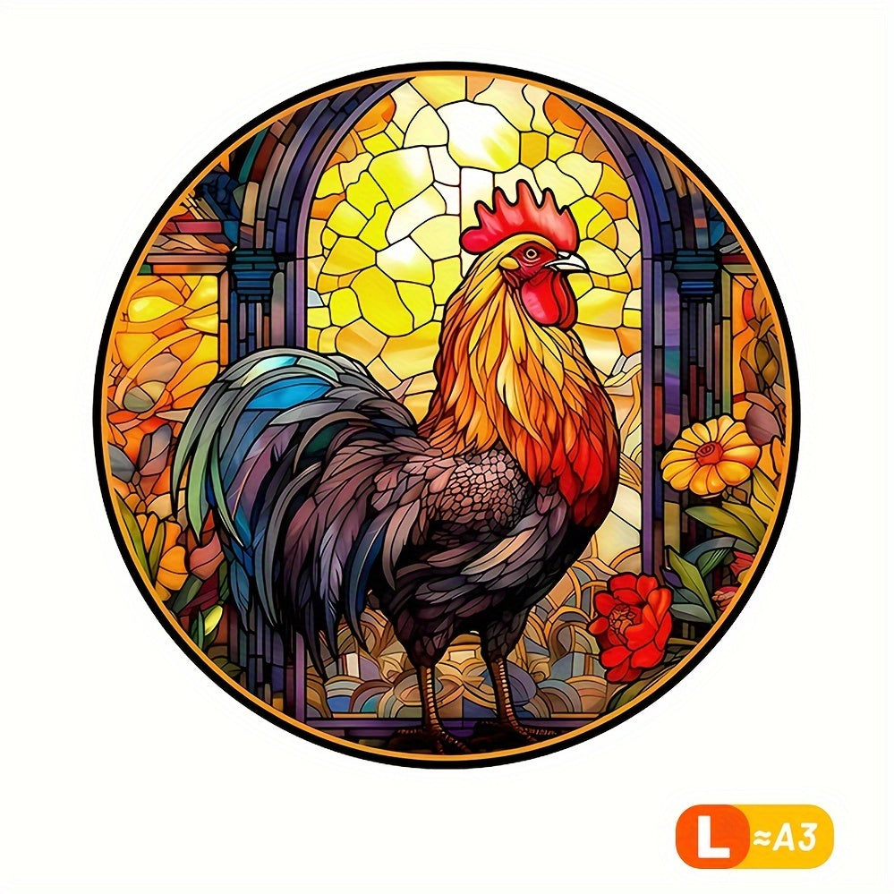 Rooster Wooden Jigsaw Puzzle High Difficulty Concentration Training