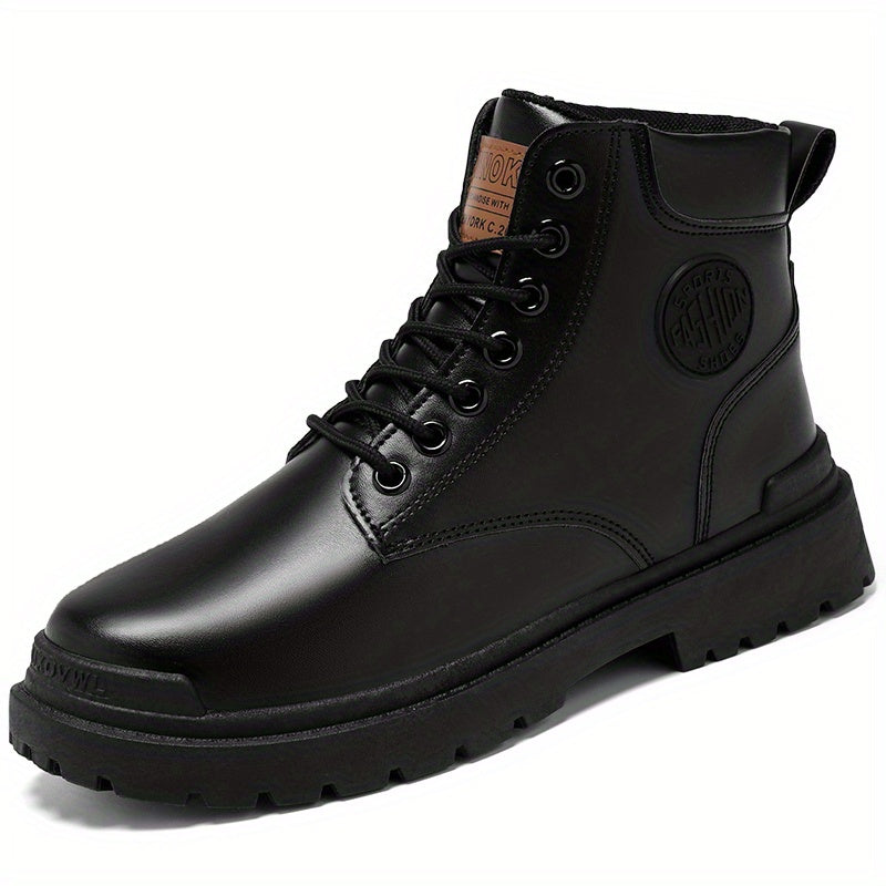 Men's Combat Boots Casual Walking Shoes