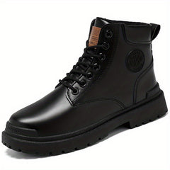 Men's Combat Boots Casual Walking Shoes