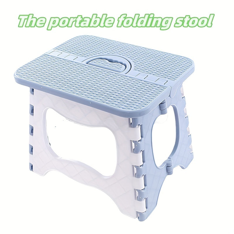 Portable Folding Stools With Handle Lightweight Compact Foldable Chair