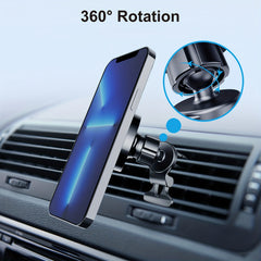 Magnetic Car Vent Phone Mount 14 Strong Magnets 360 Rotation Hands-Free Holder