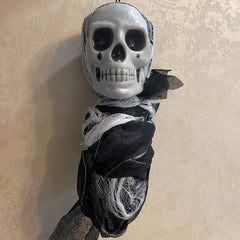 Hanging Skull Halloween Decoration for Doorway