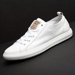 Men's Leather Slip-On Skate Shoes Sneakers