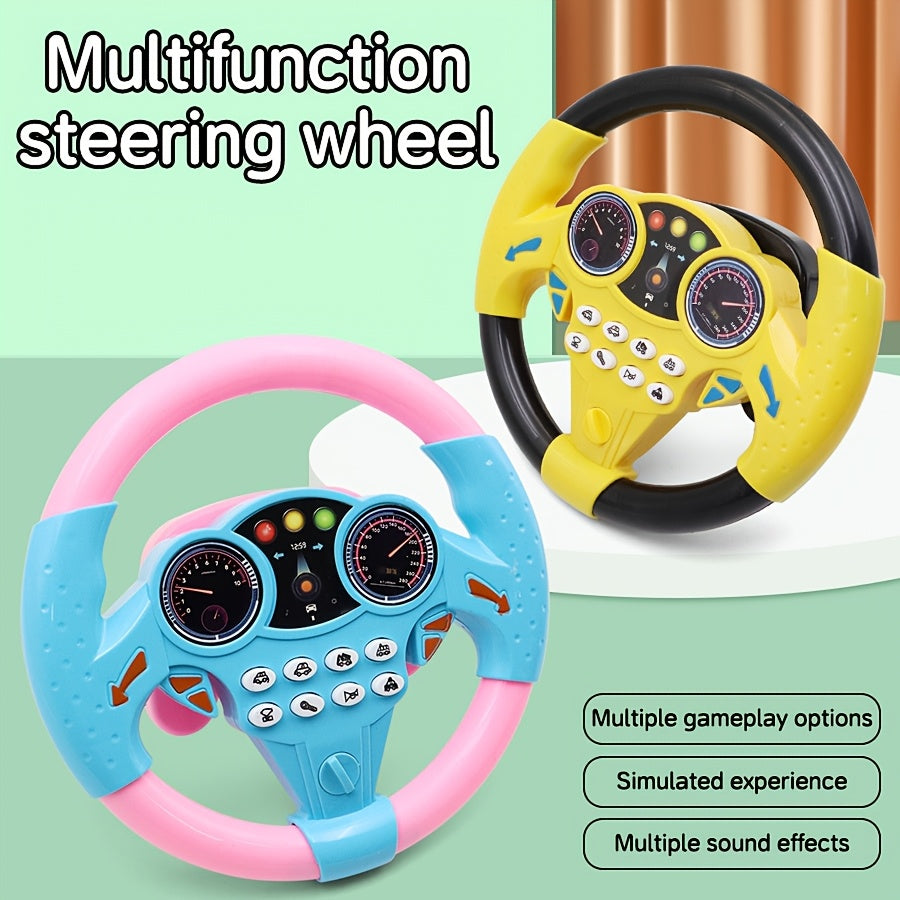 Kids Driving Simulator Steering Wheel Toy - Educational Play