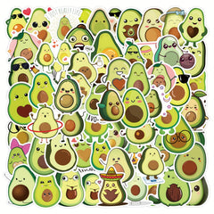 Avocado Stickers Fruit Vinyl Stickers For Water Bottle Laptop Phone Luggage