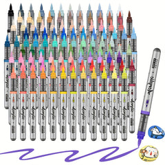 Acrylic Markers Set 12 Art Markers Brush Tip Acrylic Painter marker