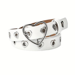 Summer Heart Buckle Jeans Belt for Kids