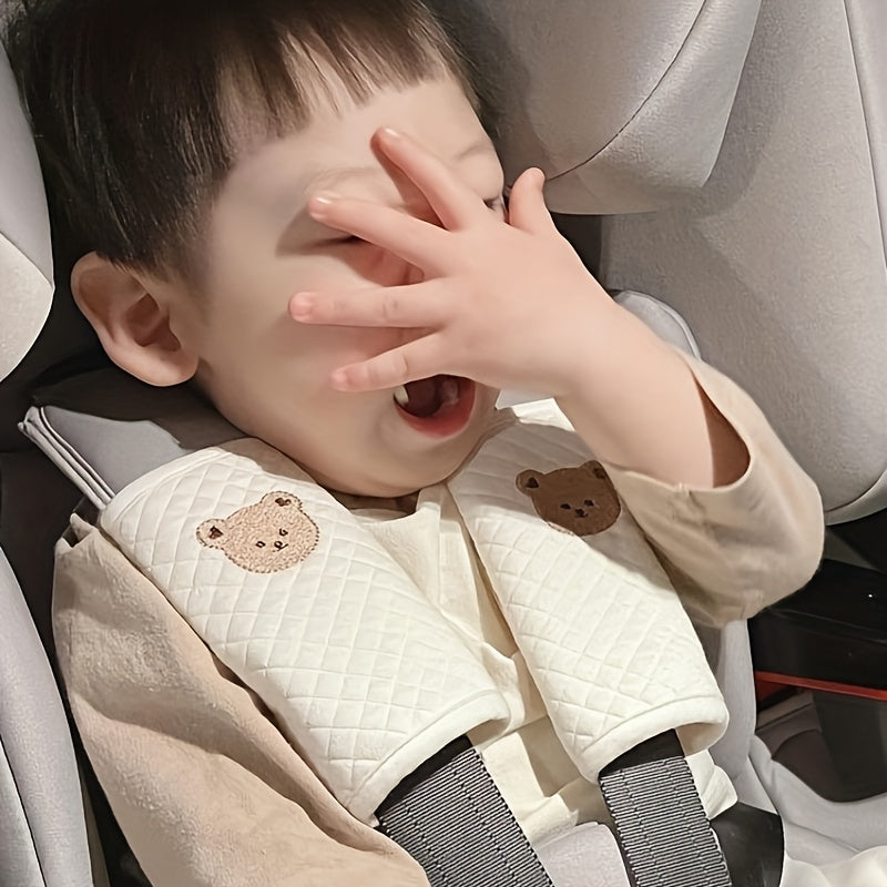 Bear Car Shoulder Strap Cover for Baby Safety Seat