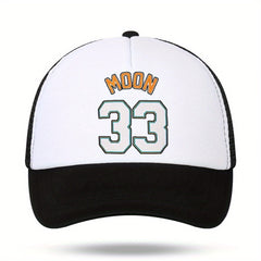 Unisex Moon Print Baseball Cap Sunshade Adjustable Outdoor Sport Hat