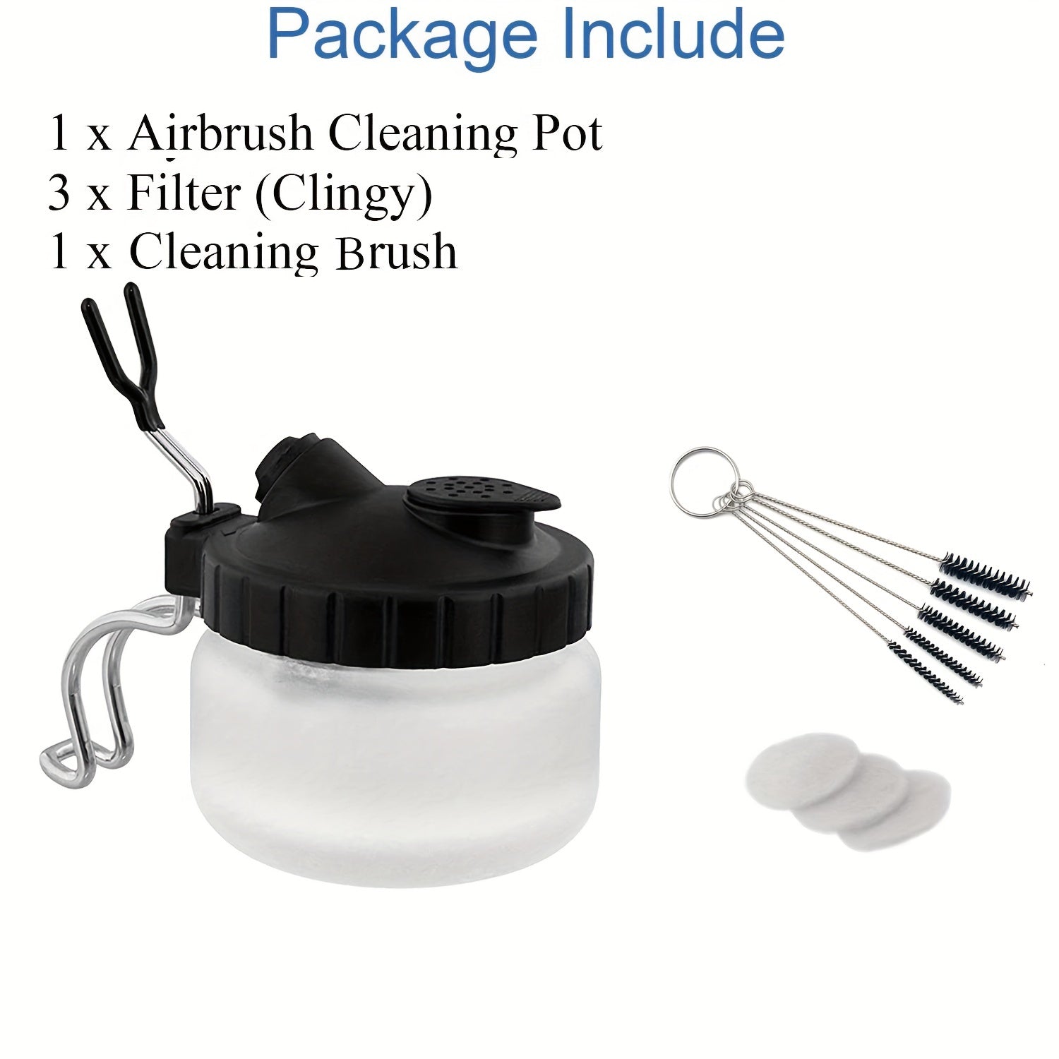 Airbrush Deluxe 3 in 1 Cleaning Pot Holder