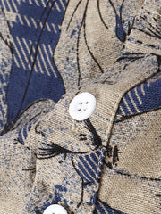 Flower Pattern Print Men s Comfy T shirt Graphic Tee