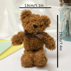 Little Bear Long Haired Teddy Bear Plush Toy Doll Pillow Girls Birthday Gift