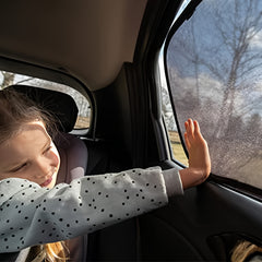2pcs Car Baby Window Curtains for Sun and UV Protection