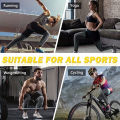2PCS Soft Breathable Cycling Knee Pads for Men Women