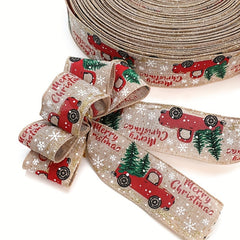 2M Christmas Satin Ribbon Gift Wrapping Decoration