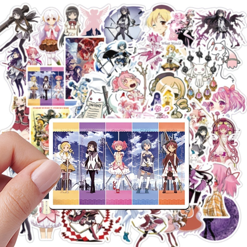 50pcs Puella Magi Madoka Magica Series Waterproof Sticker DIY Toys